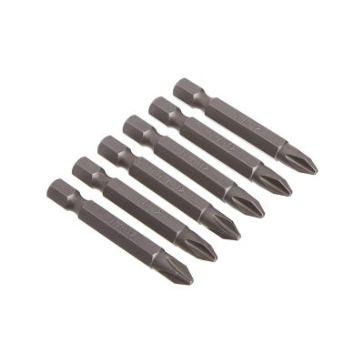 DWTDW2022B6 image(0) - DEWALT #2 Phillips 1" Insert Bit Tips