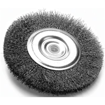 WLMW1221 image(0) - Wilmar Corp. / Performance Tool 6" Wire Wheel for Bench Grinder