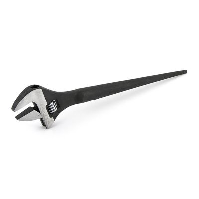 TIT211 image(0) - TITAN 10 Inch Adjustable Chrome Vanadium Steel Construction Spud Wrench Head Size with 12 Inch Overall Length for Added Leverage and Alignment