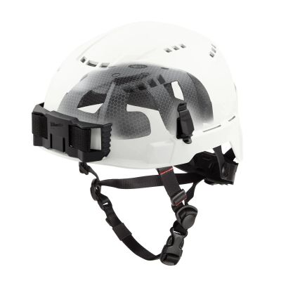 MLW48-73-1350 image(0) - Milwaukee Tool BOLT White Vented Safety Helmet with IMPACT ARMOR Liner (USA) - Type 2, Class C