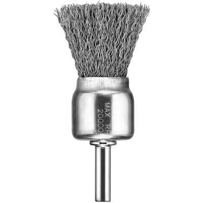 DWTDW4901 image(0) - DEWALT 3/4" x 1/4" HP .014 Carbon Crimp Wire End Brush