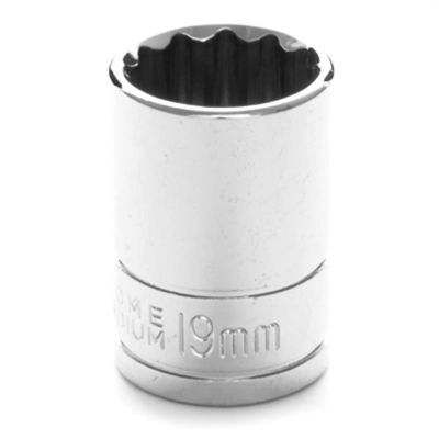 WLMW32819 image(0) - Wilmar Corp. / Performance Tool 1/2" Drive 19mm 12pt Socket