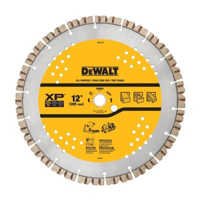 DWTDW4721T image(0) - DEWALT XP 12" All-Purpose Segmented Diamond Blades