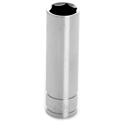 WLMW38413 image(0) - Wilmar Corp. / Performance Tool 3/8" Drive 13mm 6pt Deep Socket