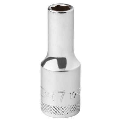 DWTDWMT19568B image(0) - DEWALT 3/8" 6 Pt Deep Socket 7Mm -
