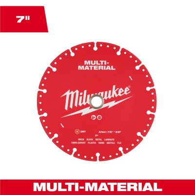 MLW49-93-9607 image(0) - Milwaukee Tool 7 inch Multi Material Diamond Blade