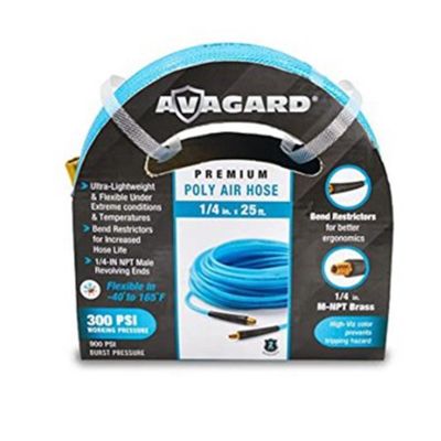 BLBPU1425 image(0) - BluBird Avagard Poly Air Hose Assembly 1/4" x 25'