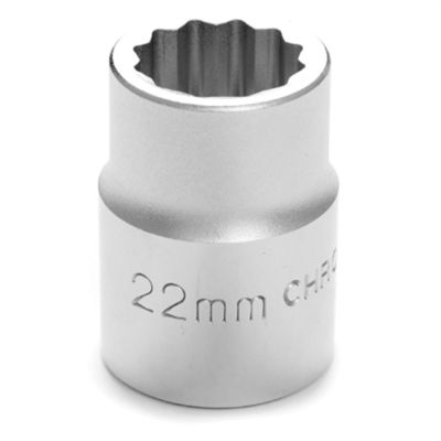 WLMW34822 image(0) - Wilmar Corp. / Performance Tool 3/4" Drive 22mm 12pt Socket