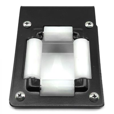 BLBRSRPS-BLACK image(0) - BluBird Roller Plate Assembly for 3/8" & 1/2" Small Reel - Black