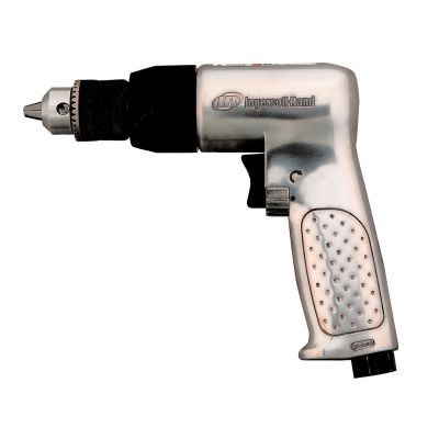 IRT7802RA image(0) - Ingersoll Rand 3/8 Inch Keyed Chuck Air Drill, 2000 RPM, 0.5 HP, 2.65 in-lb Torque, Pistol Grip