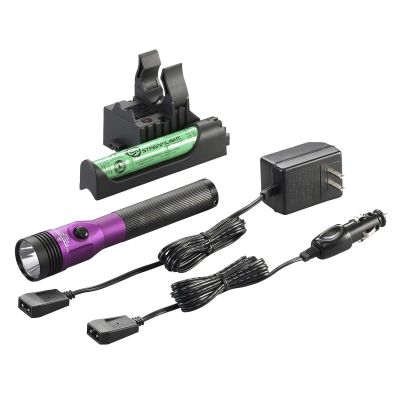 STL75482 image(0) - Streamlight Stinger LED HL - 120V/100V AC/12V DC PiggyBack Smart Charge - Purple