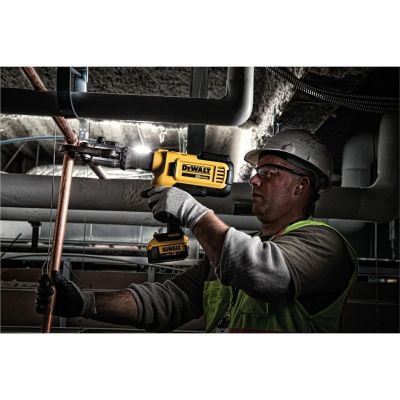 DWTDCE200M2K image(0) - DEWALT 20V MAX* Plumbing Pipe Press Tool Kit with Crimping Heads