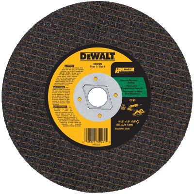 DWTDW3509 image(0) - DEWALT 6-1/2-Inch X 1/8-Inch X 5/8-Inch Diamond Drive Masonry Cutting Wheel, 25-Pack