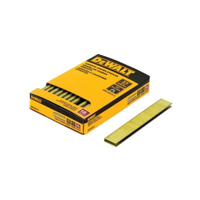 DWTDNS18075-2 image(0) - DEWALT 3/4 in. 18 Gauge 1/4 in. Crown Staples (2,500 PK)