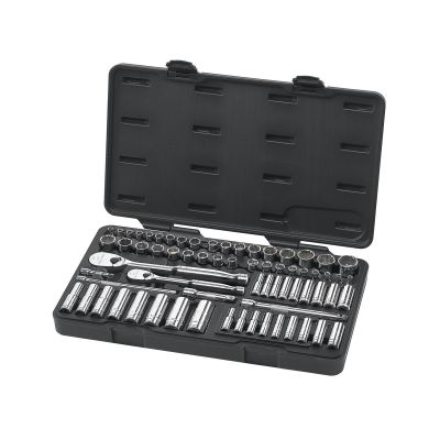 KDT83000 image(0) - GearWrench 68 Piece 1/4 Inch & 3/8 Inch Drive 6 & 12 Point Standard & Deep SAE/Metric Mechanics Tool Set
