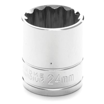 WLMW32824 image(0) - Wilmar Corp. / Performance Tool 1/2" Drive 24mm 12pt Socket