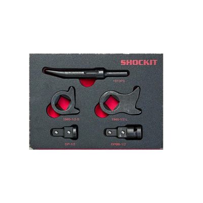 LTILT1940-1-2F image(0) - Milton Industries LTI Tool By MIlton 5-Piece 1/2 Inch Drive Kentucky Kicker Shockit Driver Kit In Foam