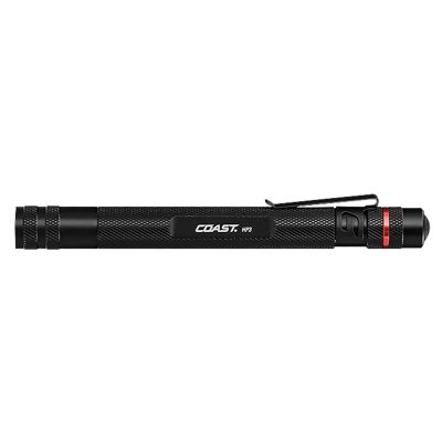 COS19535 image(0) - COAST Products HP3 105 Lumen High Performance Alkaline Battery Universal Focusing Penlight with Twist Focus - Black