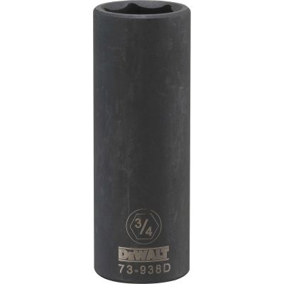 DWTDWMT73938OSP image(0) - DEWALT Dwmt 6Pt 1/2'' Dr Dp Im Skt 3/4'' Sae