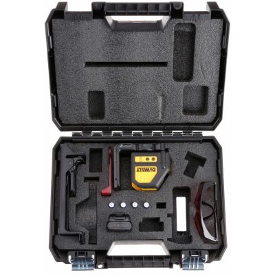 DWTDW088LR image(0) - DEWALT 12V MAX* Compatible Red Cross Line Laser