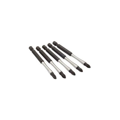 MLW48-32-4564 image(0) - Milwaukee Tool SHOCKWAVE 3-1/2&rdquo; Impact Phillips #2 Power Bits (5PK)