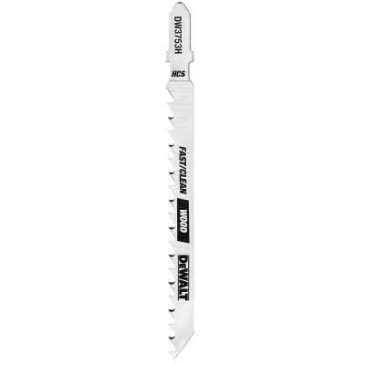 DWTDW3753H image(0) - BLACK+DECKER 4" 6TPI FAST CLEAN CUT WOOD HCS T-SHANK JIG SAW BLADE (5 PK)