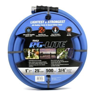 BLBBSALONE25 image(0) - BluBird Ag - Lite Rubber Water Hose Assembly 1" x 25'