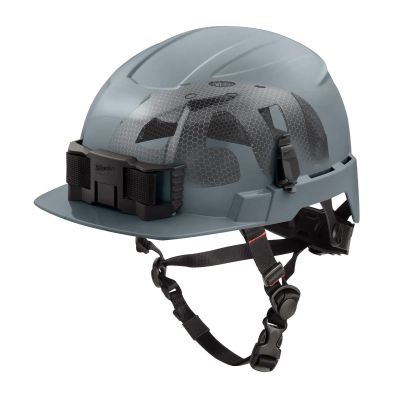MLW48-73-1381 image(0) - Milwaukee Tool BOLT Gray Front Brim Safety Helmet with IMPACT ARMOR Liner (USA) - Type 2, Class E
