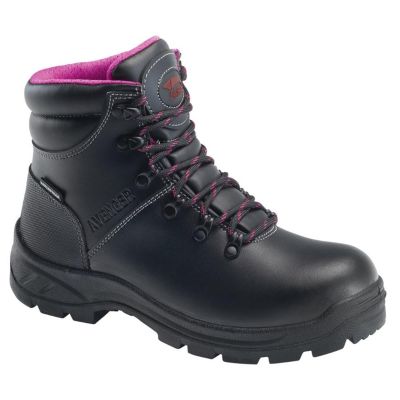 FSIA8124-8W image(0) - Avenger Builder Series - Women's Boots - Steel Toe - IC|EH|SR - Black/Black - Size: 8W