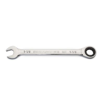 KDT86955 image(0) - GearWrench 1-1/8 Inch 90-Tooth 12 Point Ratcheting Combination Wrench