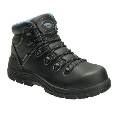 FSIA7127-11M image(0) - Avenger Work Boots Framer - Women's High Top Work Boots - Composite Toe - IC|EH|SR|PR - Black/Black - Size: 11 - D - (Regular)