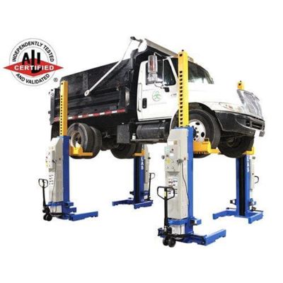 ATEML-4030BC image(0) - Atlas Automotive Equipment ALI Certified Battery Powered Mobile Column Lift System 66,000 lb. Capacity