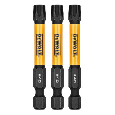 DWTDWAF2TX40IR3 image(0) - DEWALT 2.25In Torx T40 Flextorq 3Pk