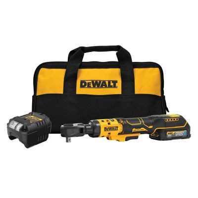 DWTDCF513GE1 image(0) - DeWalt ATOMIC 20V MAX* Brushless Cordless 3/8-in. Ratchet Kit