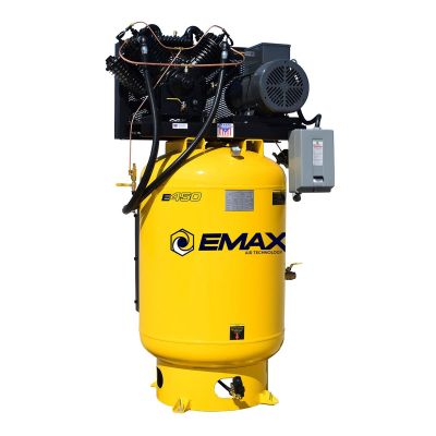 EMXESP10V120V1 image(0) - Emax Compressor 10HP 1PH 120 Gal. Vert. Air Compressor