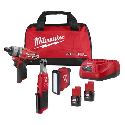 MLW2401-23B image(0) - Milwaukee Tool M12 3 Piece Screwdriving Kit