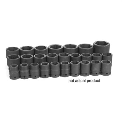 GRE3019M image(0) - Grey Pneumatic 3/4" Drive x 19mm Standard Socket