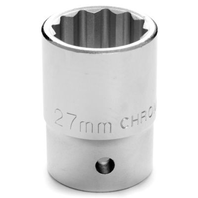 WLMW34827 image(0) - Wilmar Corp. / Performance Tool 3/4" Drive 27mm 12pt Socket
