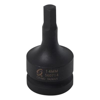 SUN560714 image(0) - SUNEX 1"Dr. 14mm Hex Bit Socket