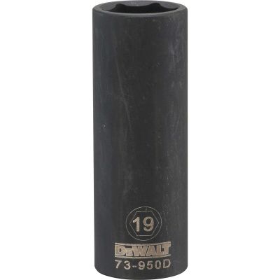 DWTDWMT73950OSP image(0) - DEWALT Dwmt 6Pt 1/2'' Dr Dp Im Skt 19 Mm