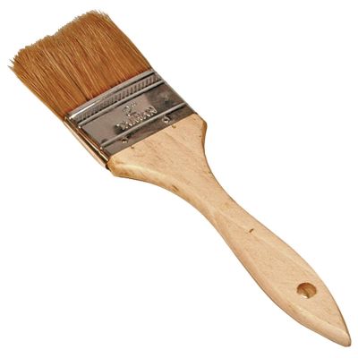 KTI74020 image(0) - K Tool International Utility Brush 2 Inch Natural Bristles Wood Handle