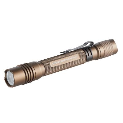 STL88072 image(0) - Streamlight 270 Lumen ProTac 2AA-X Flashlight - Includes (2) "AA" Alkaline batteries and holster - Clam - Coyote