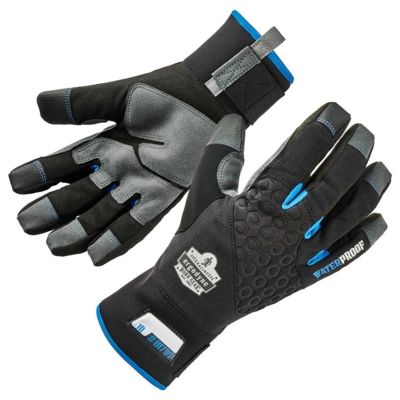 ERG17374 image(0) - Ergodyne 817WP L Black Waterproof Winter Work Gloves