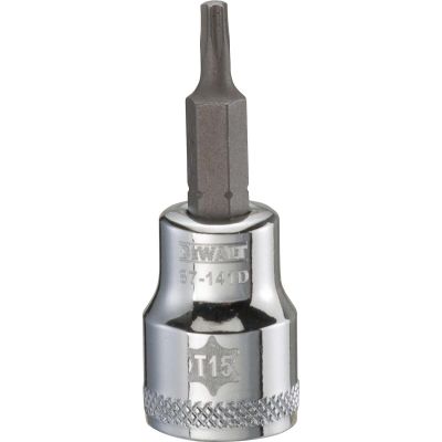 DWTDWMT87141OSP image(0) - DEWALT Dwmt 3/8In Dr Torx Bit Skt T15