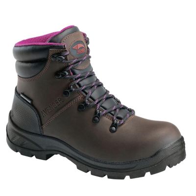 FSIA8675-10W image(0) - Avenger Builder Series - Women's Boots - Soft Toe - EH|SR - Brown/Black - Size: 10W