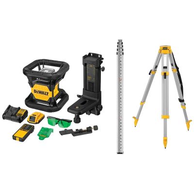DWTDW079LGK image(0) - DEWALT 20V Max Laser Level, Rotary, Green, 2000-Foot Range