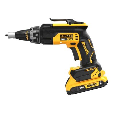 DWTDCF630D2 image(0) - DEWALT 20V MAX* XTREME Cordless Brushless Drywall Screwgun Kit (2) Lithium Ion Batteries with Charger