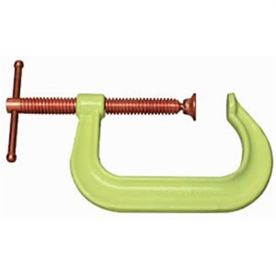 WIL20486 image(0) - Wilton 410CS - Spark-Duty Drop Forged Hi-Vis C-Clamp, 2" - 10-1/8" Jaw Opening, 5-7/8" Throat Depth
