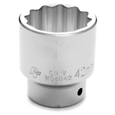 WLMW34842 image(0) - Wilmar Corp. / Performance Tool 3/4" Drive 42mm 12pt Socket