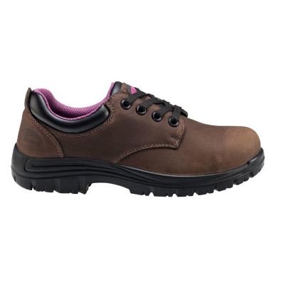 FSIA7164-9.5M image(0) - Avenger Foreman Oxford Series - Women's Mid Top Boots - Composite Toe - IC|EH|SR - Brown/Black - Size: 9.5M